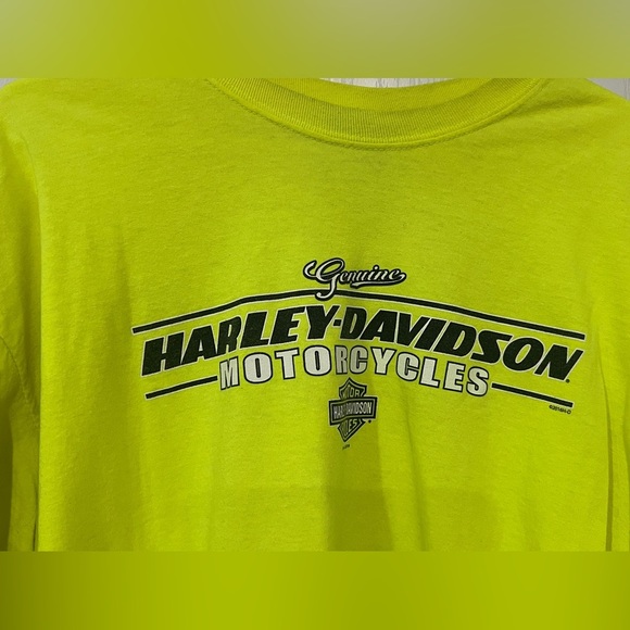 FINAL PRICE Harley-Davidson Neon Long Sleeve Shirt - Picture 2 of 7
